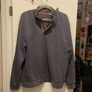 Blue Orvis pullover size L